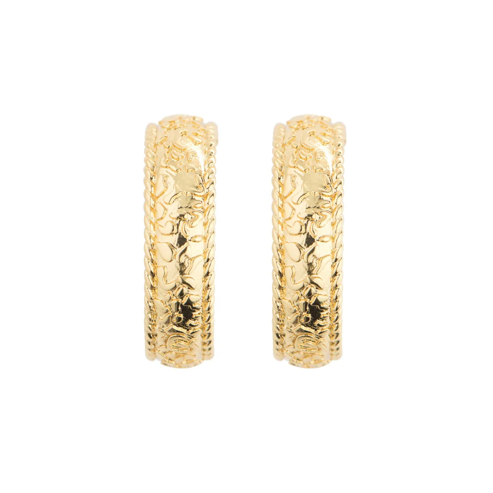 Gold Plated Hoop Earrings