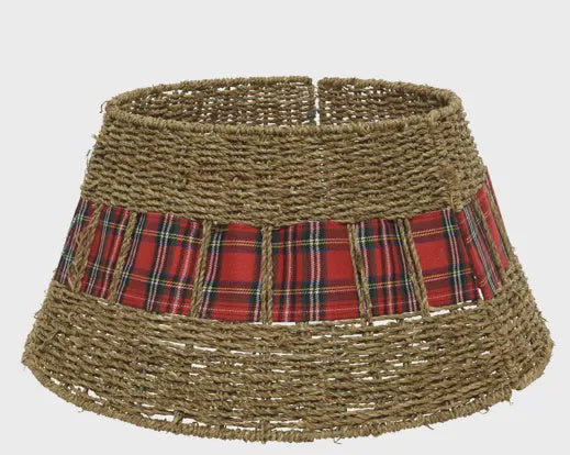 Wicker and Check Tree Ring 70cm