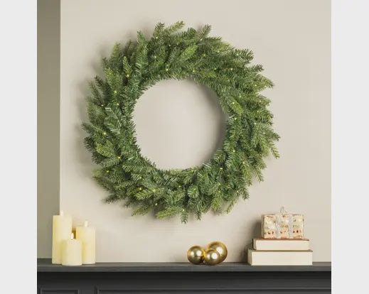80CM LED Greenore Wreath