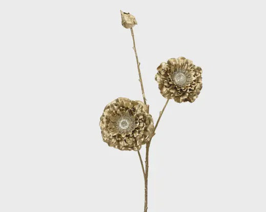 Gold Zinnia Spray
