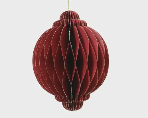 Red Onion Paper Decoration 40cm