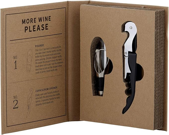 Wine  gift set with Pourer & Corkscrew
