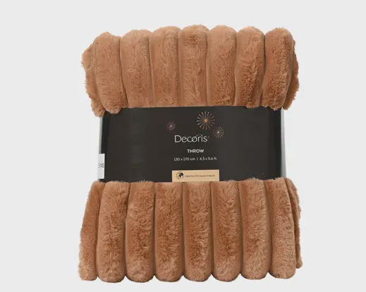 Copper Stripe Throw