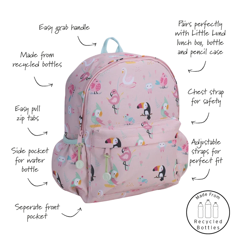 Pink Bird Backpack