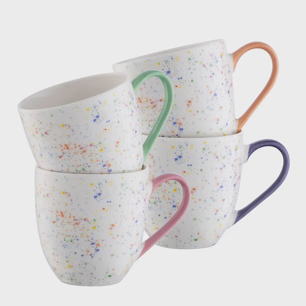 Belleek Living Confetti Mugs Set of 4