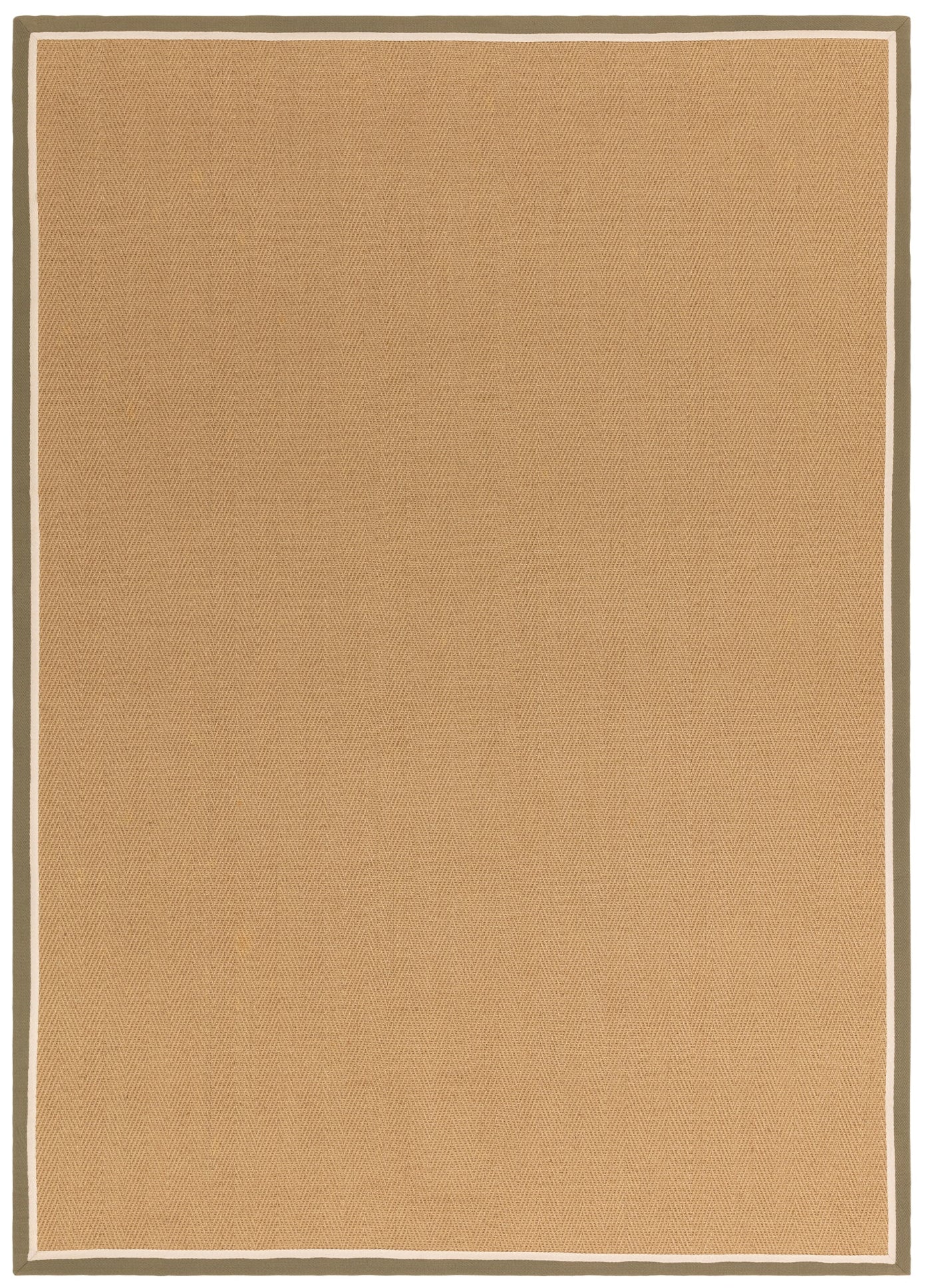 Bordo Herringbone Khaki Cream, 160x230cm
