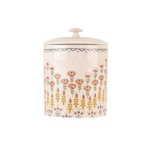 Painted Table Ceramic Coffee Storage