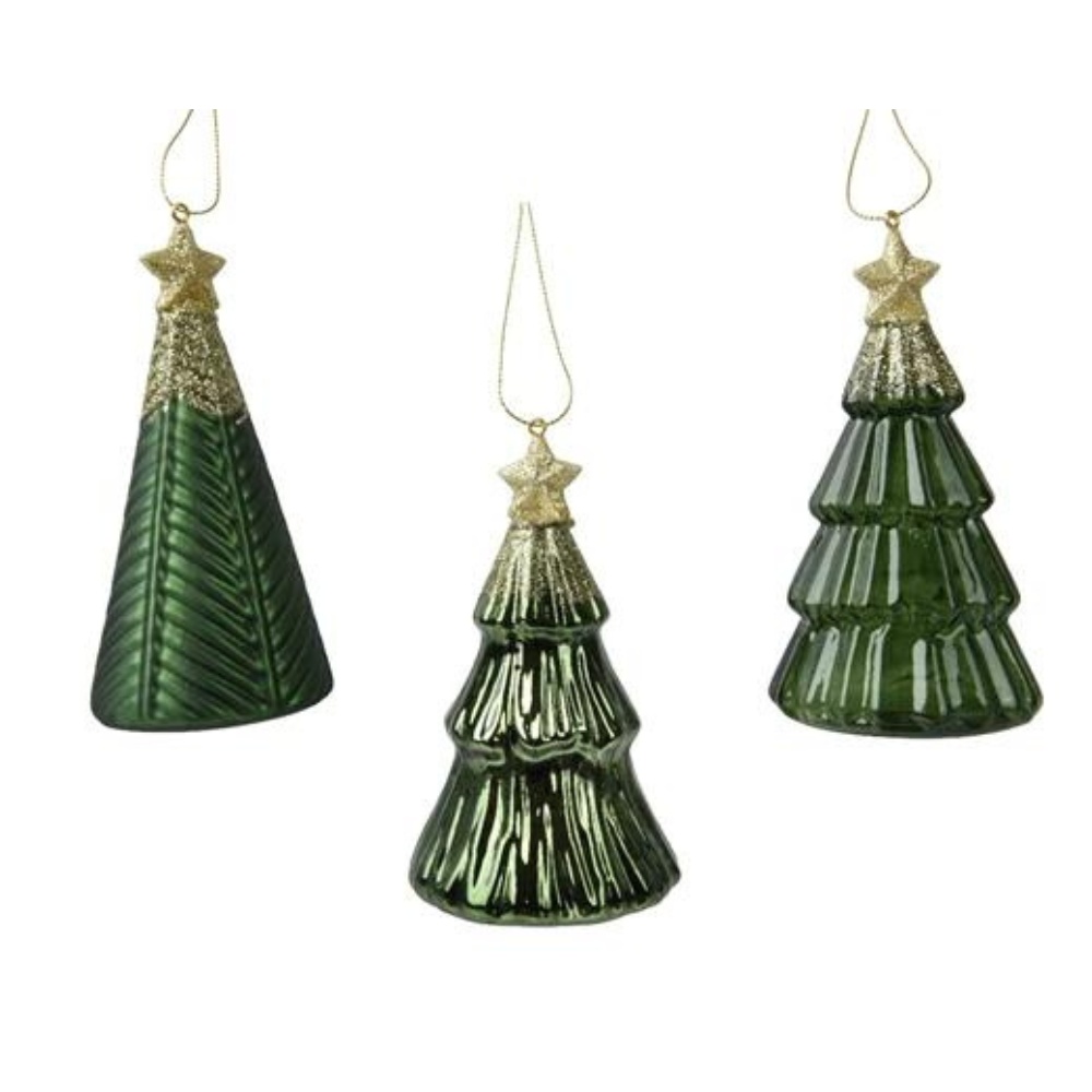 Pine Green Christmas Tree Hanging Decoration