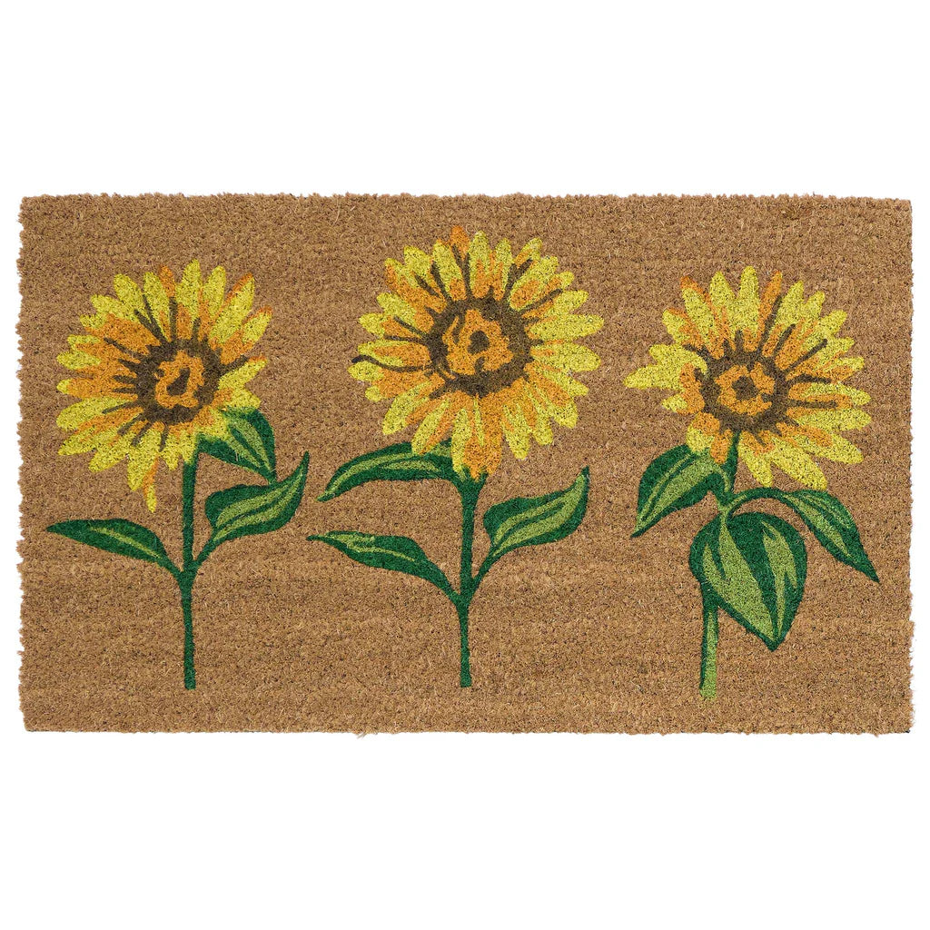 Multi Sunflowers Coir Doormat