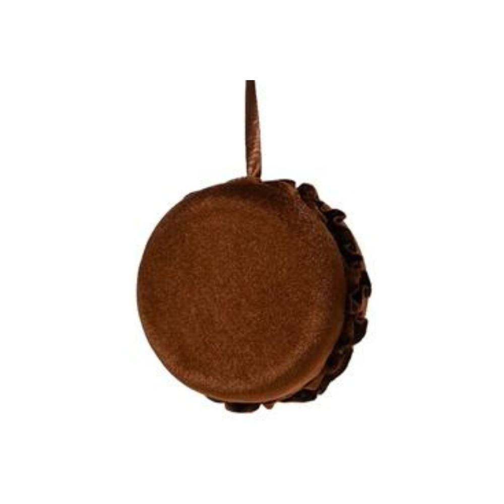 Velvet Cookie Hanging Decoration, 10cm