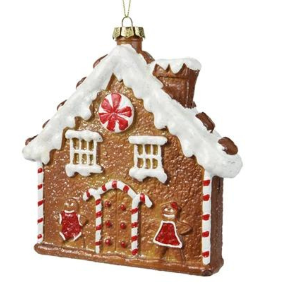 Gingerbread House Hanging Decoration, 19cm