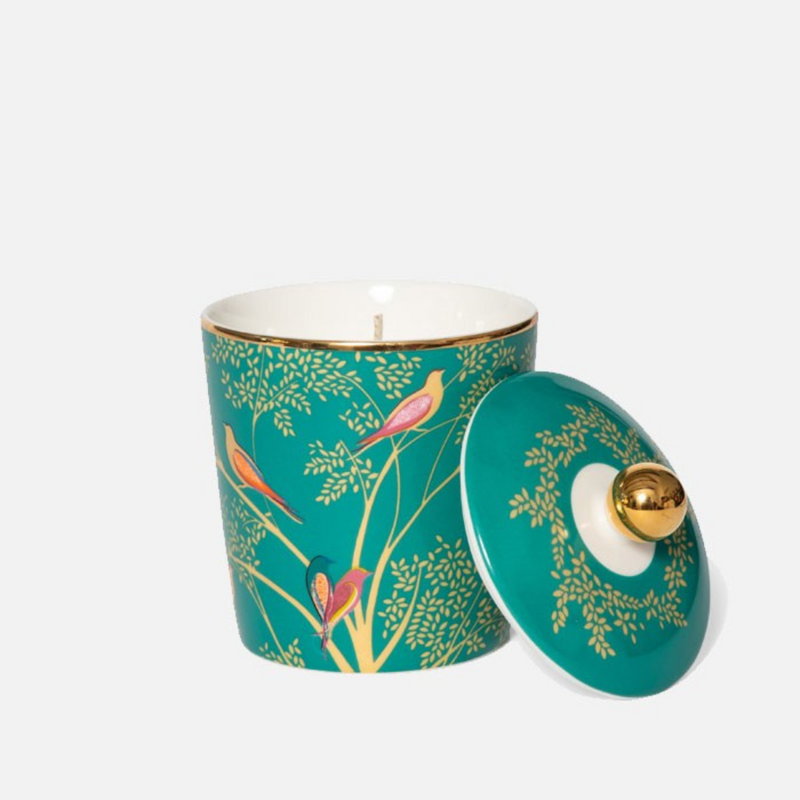 Green Birds Mandarin, Tuberose & Wild Musk Candle