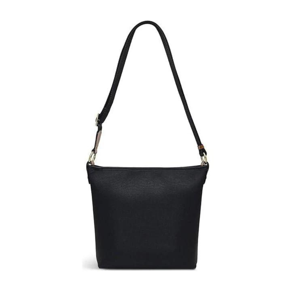 London Addison Gardens Responsible - Medium Ziptop Crossbody - Black