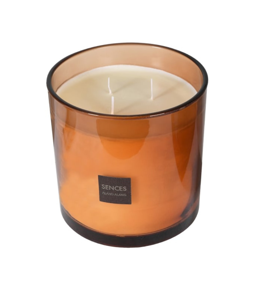 Sences Amber Alang Alang Large 3 Wick Candle