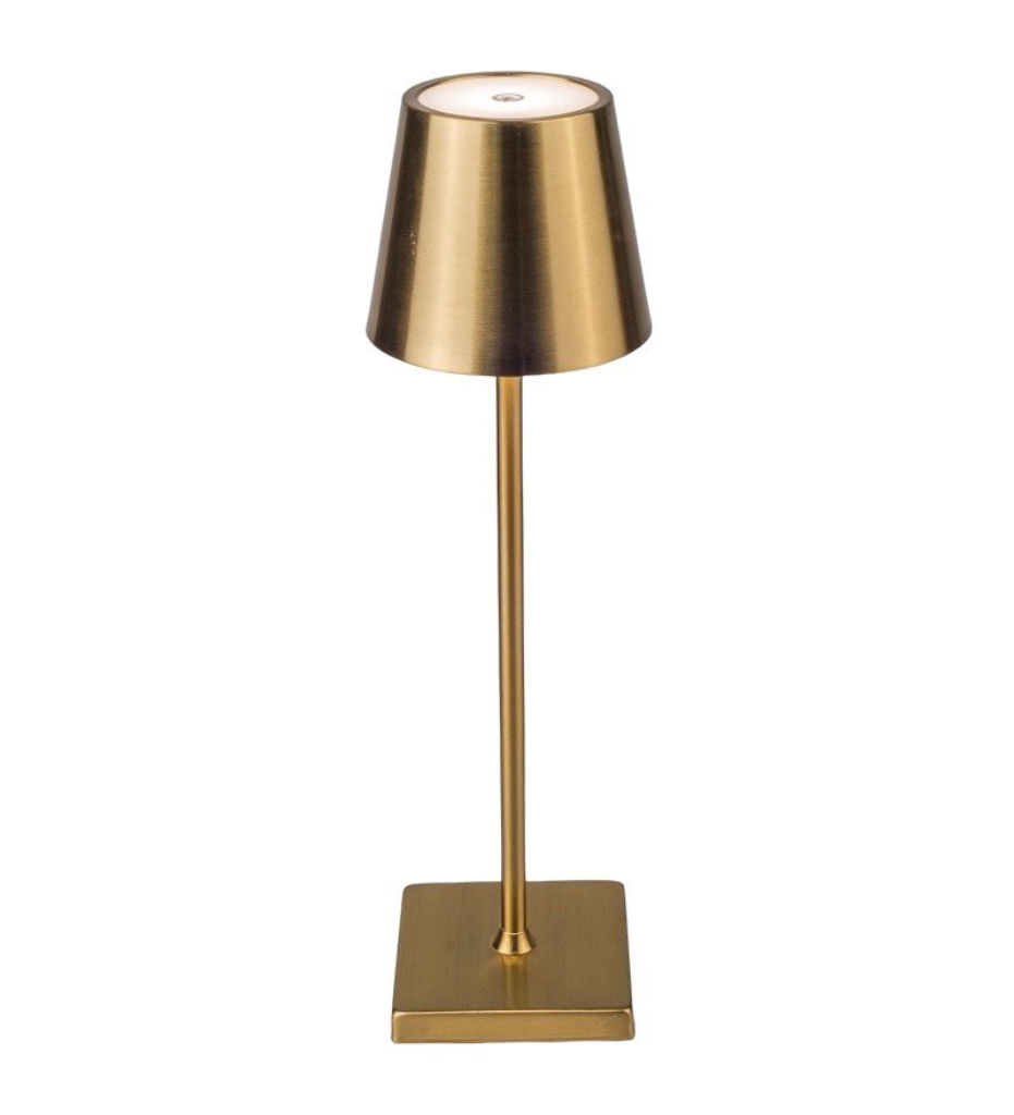 LED Rechargeable Lamp Gold