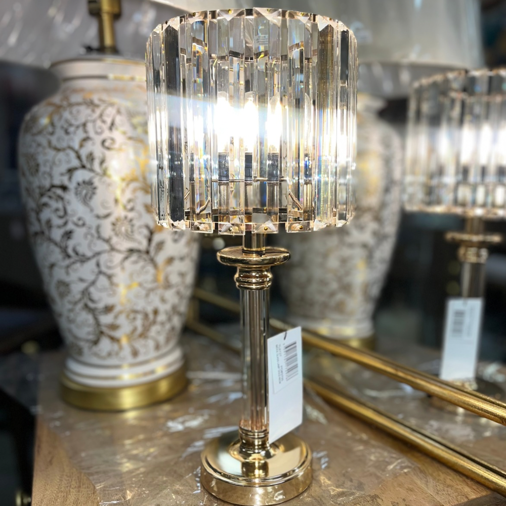 Imoge Glass Lamp Gold