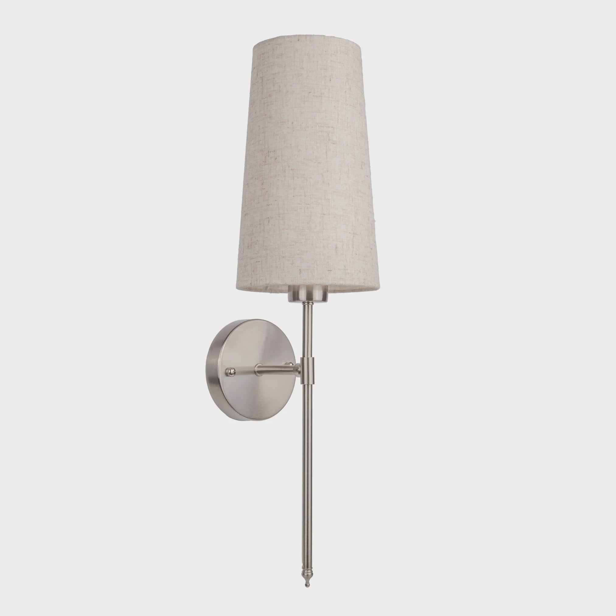 Rechargable Wall Light Brushed Nickle