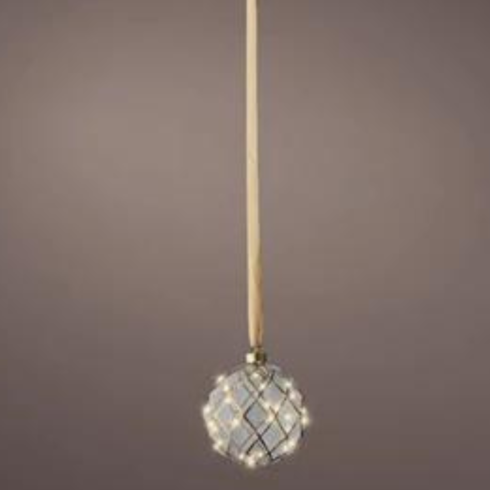 Ball LED Hanging Light on Ribbon