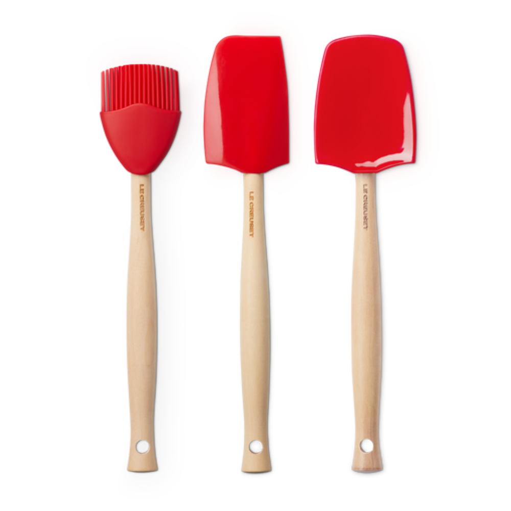 Craft 3 Piece Utensil Set, Cerise