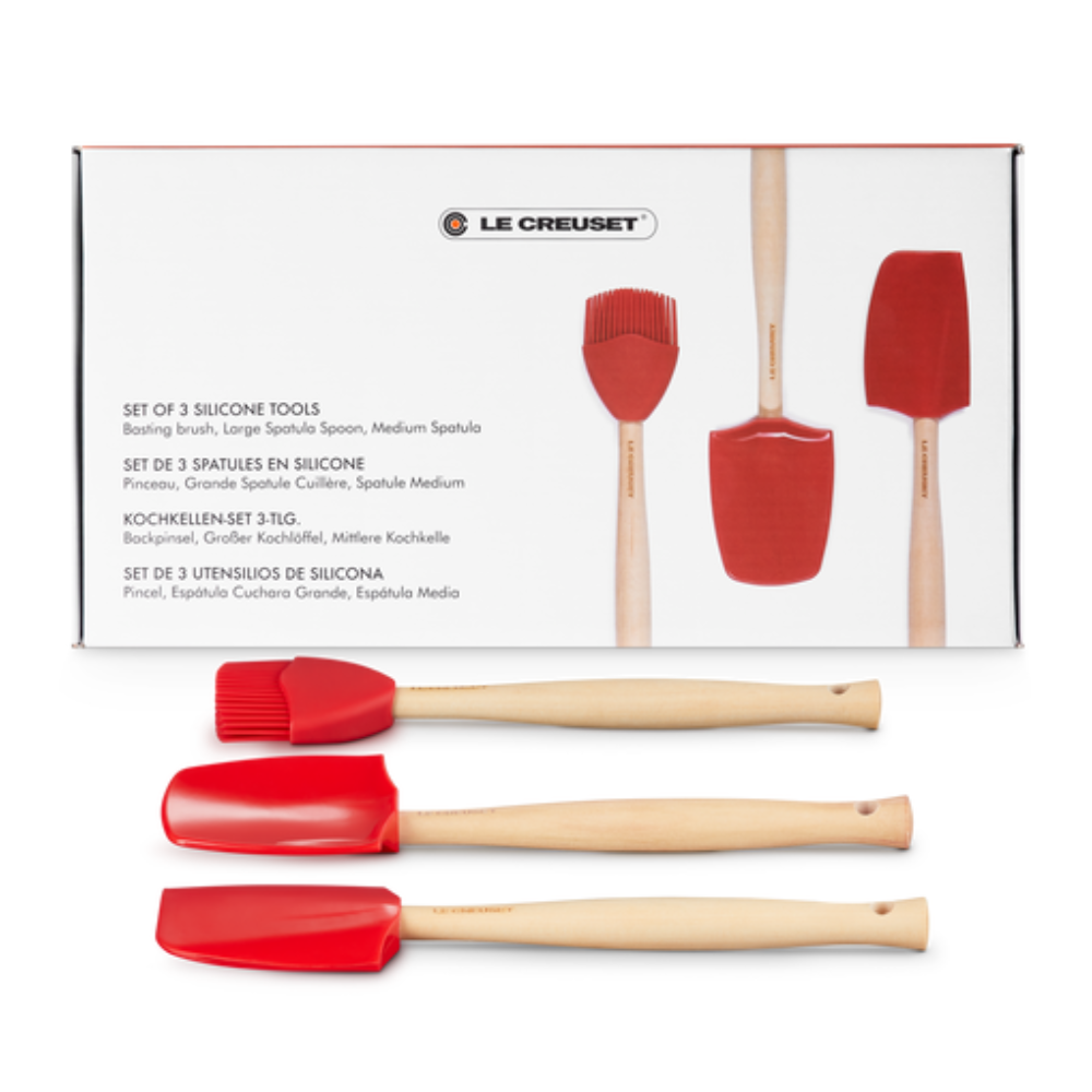 Craft 3 Piece Utensil Set, Cerise