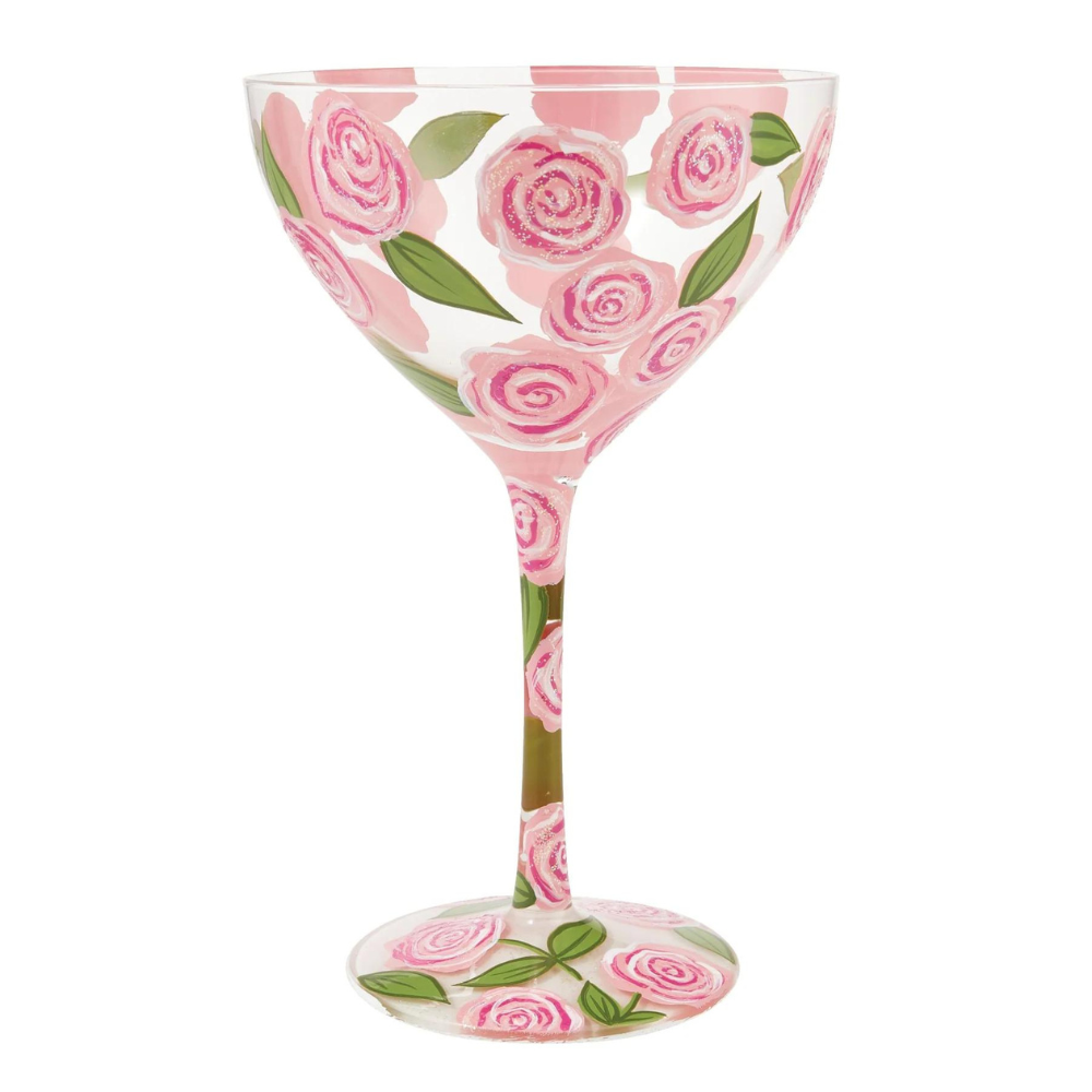 Vodka Rose Punch Cocktail Glass