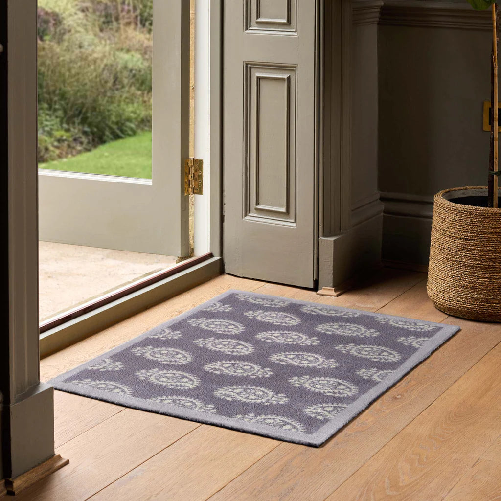 Paisley Grey Doormat