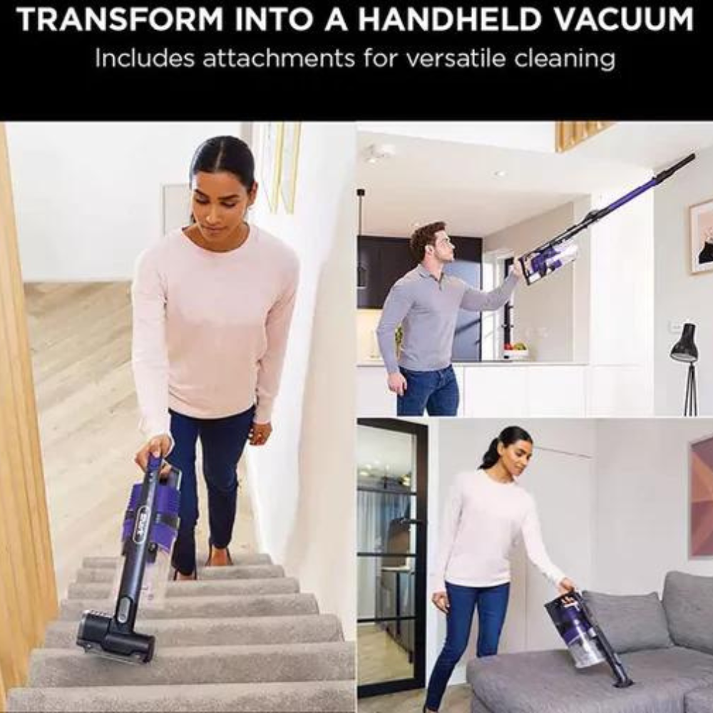 SHARK Cordless Stick Vacuum Pet Model - Purple & Black