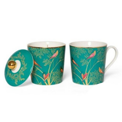 Sara Miller Ceramic Candle & Mug Set