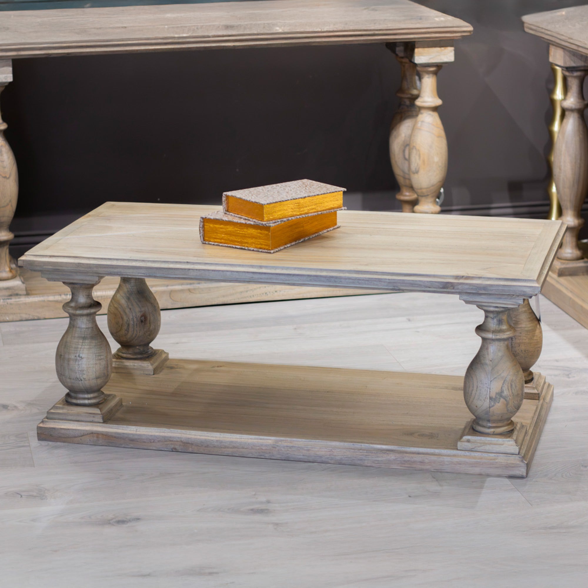 Marwood Pillar Coffee Table