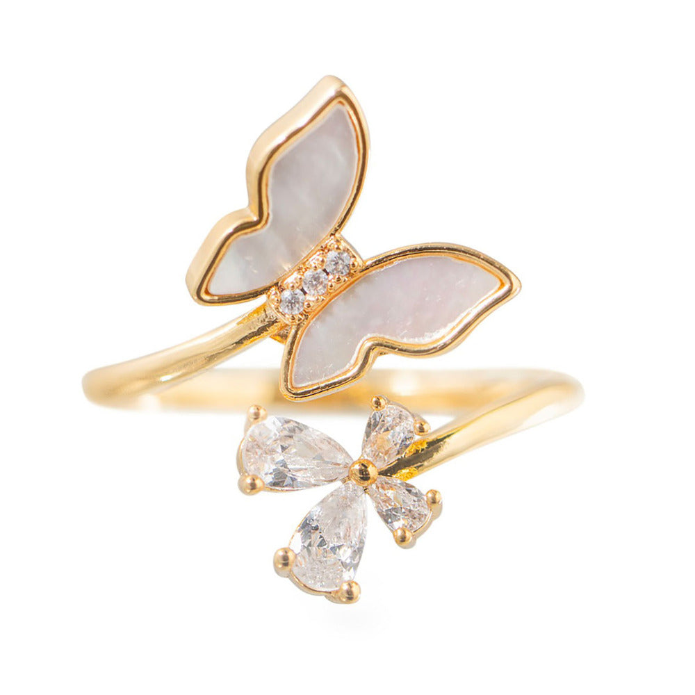 Twist Butterfly Ring