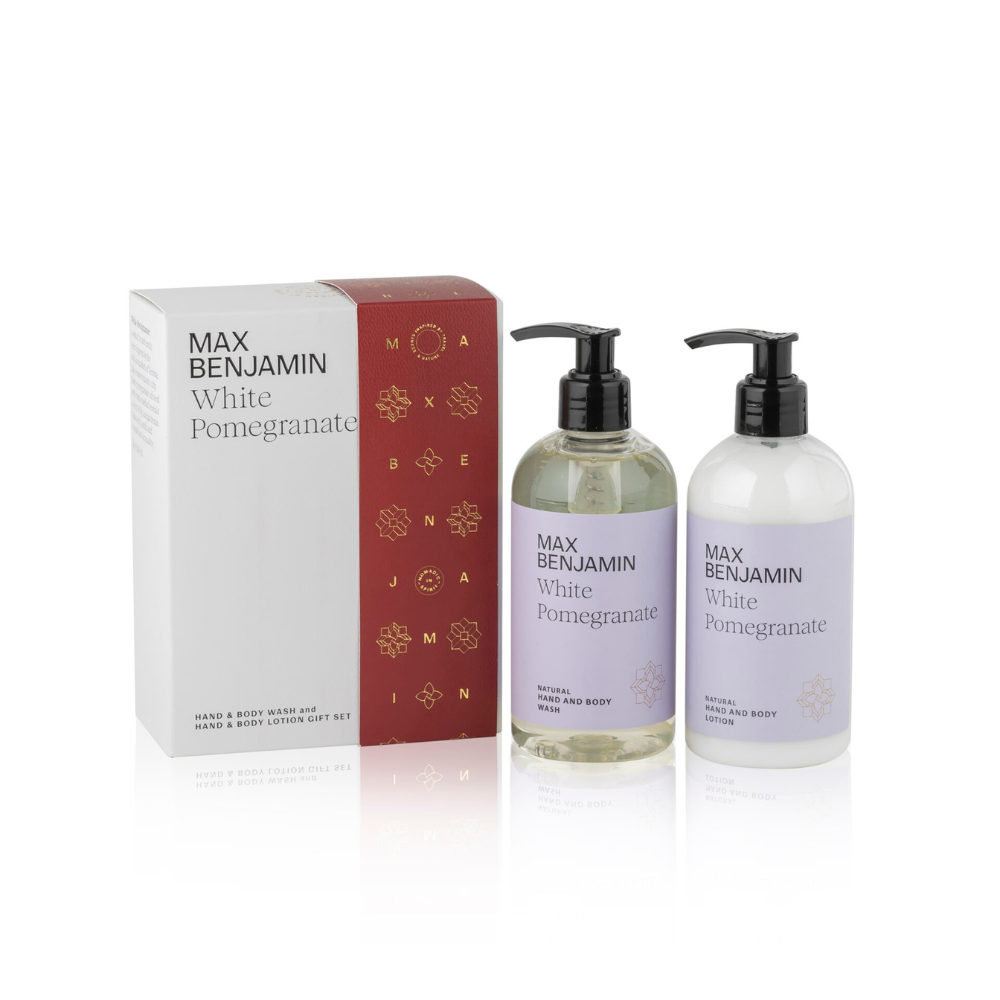 White Pomegrante Hand & Soap Gift Set