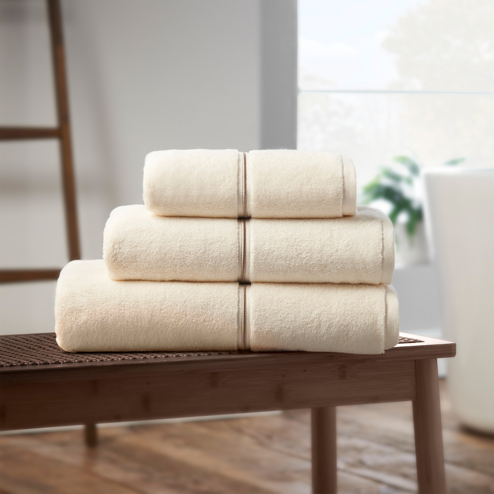 Zero Twist Hand Towel, Natural