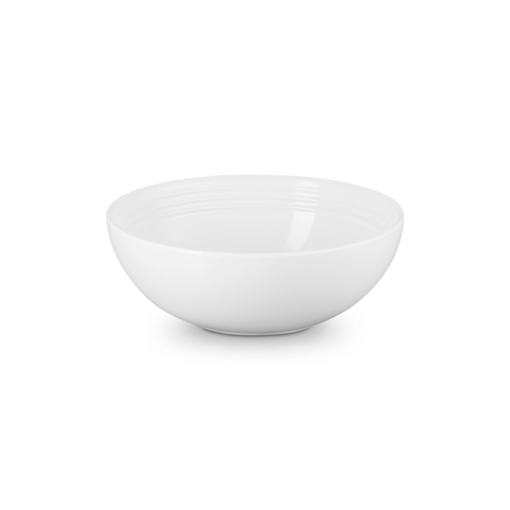 Stoneware 24cm Serving Bowl, White