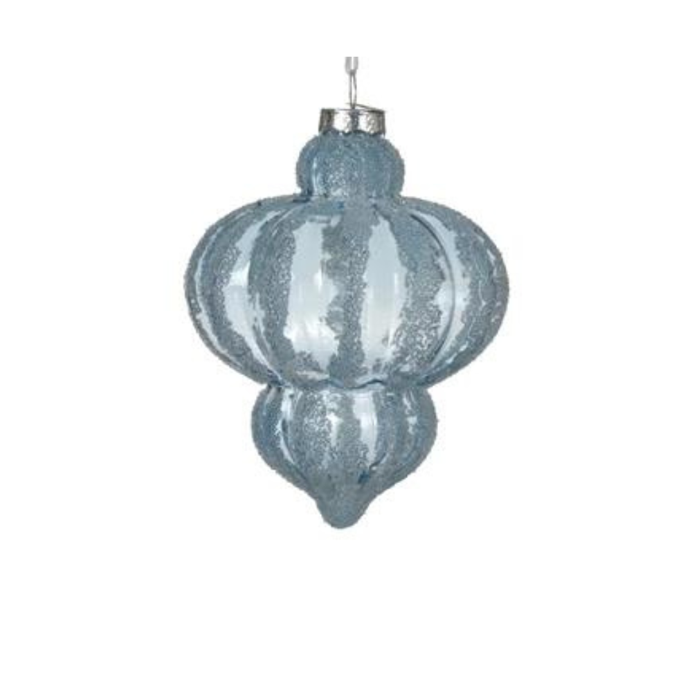 Blue Ice Hanging Decoration, 13cm