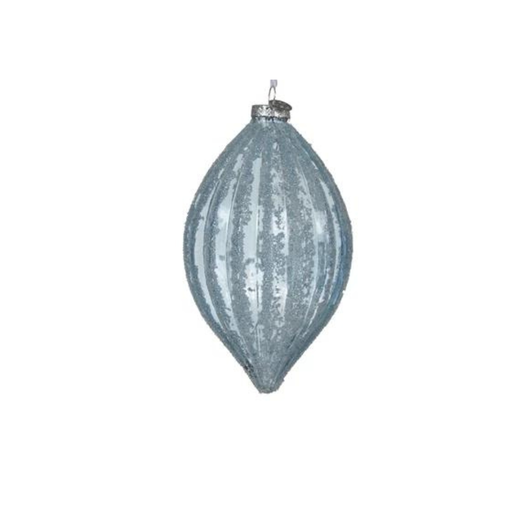 Blue Ice Hanging Decoration, 13cm