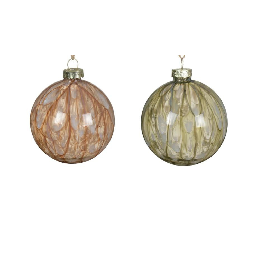 Colour Tinted Glass Bauble