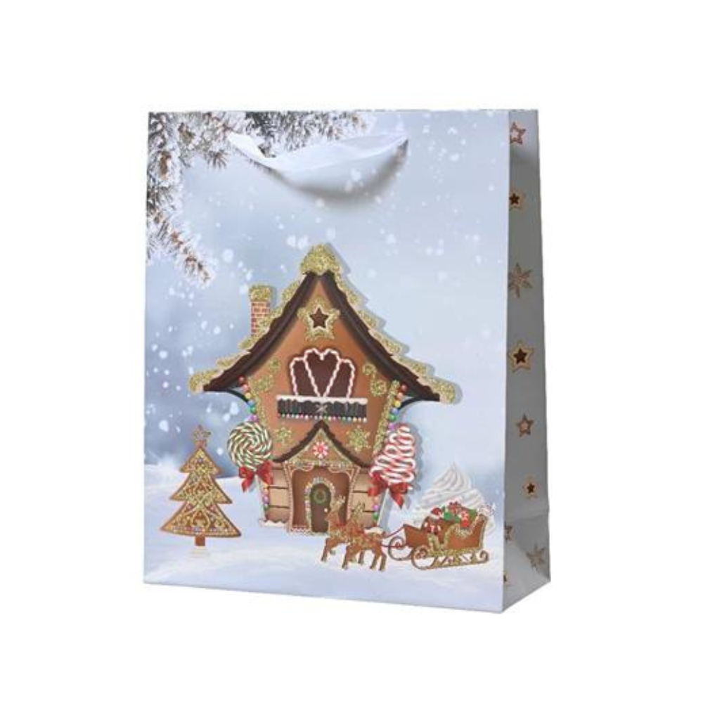 Gingerbread House Gift Bag