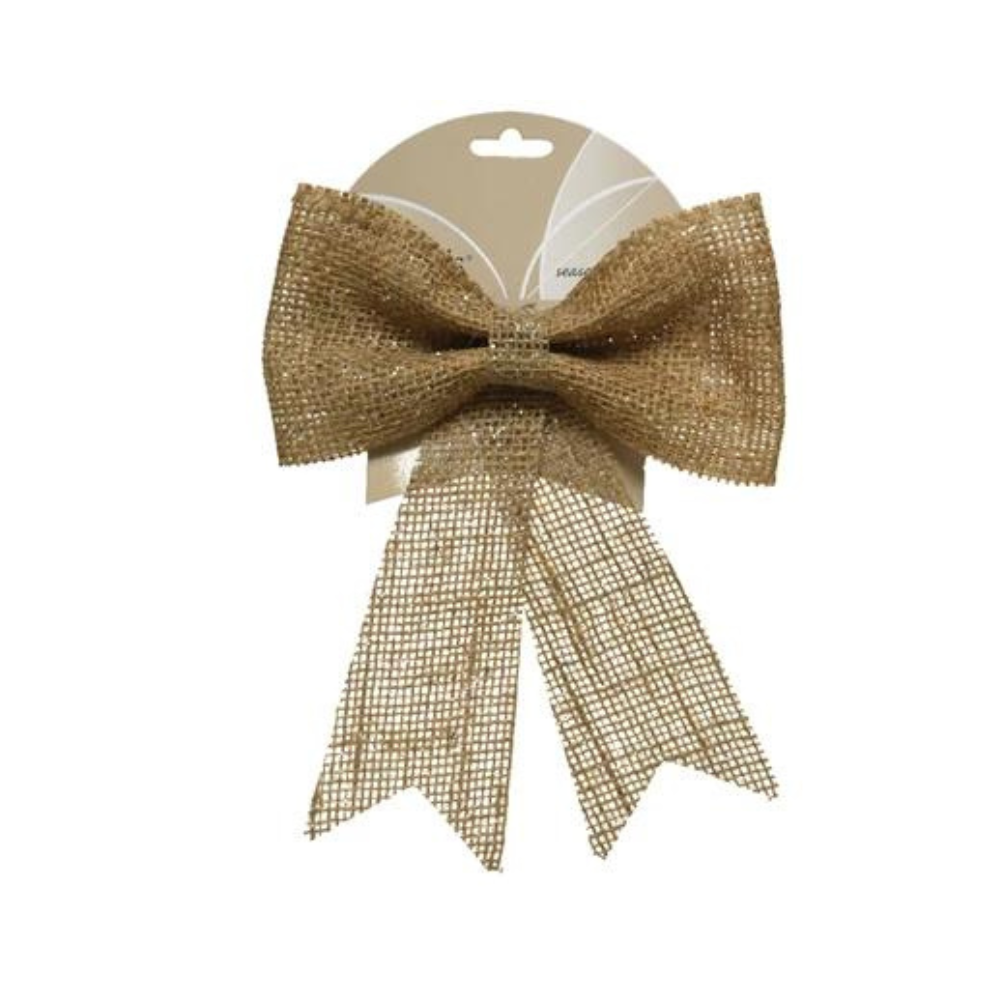 Jute Bow In Natural,