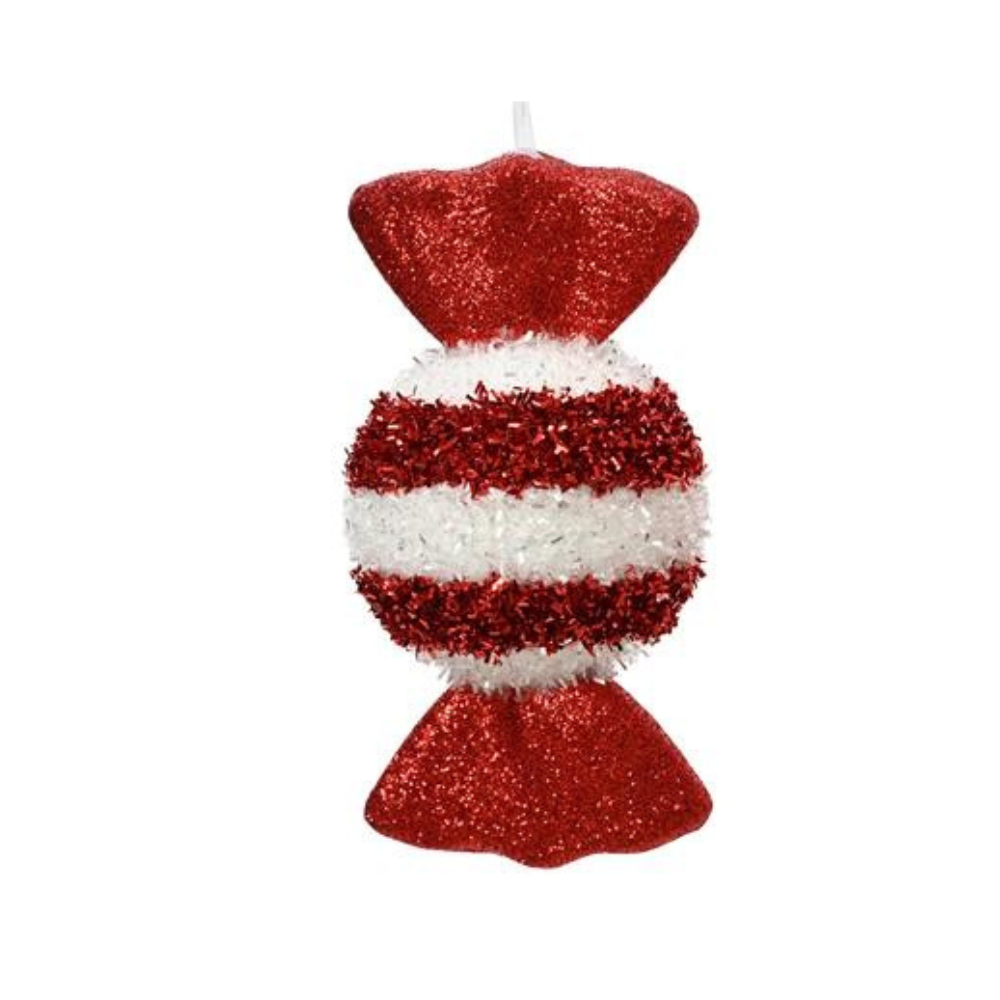 Candy Stripe Shatterproof Sweet Decorations