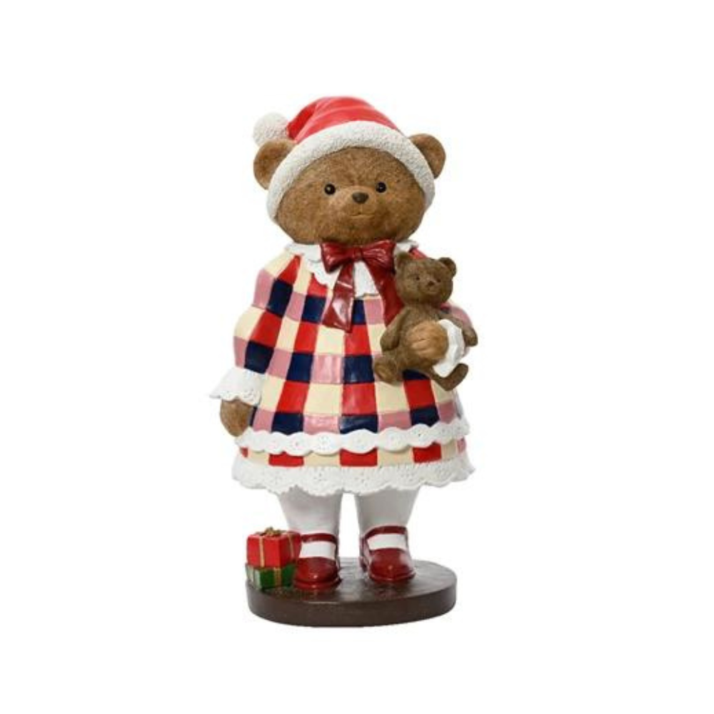 Check Christmas Bear 57.5cm