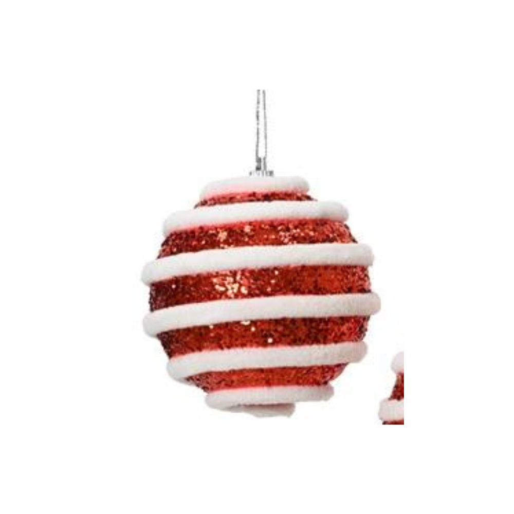 Candy Stripe Shatterproof Baubles