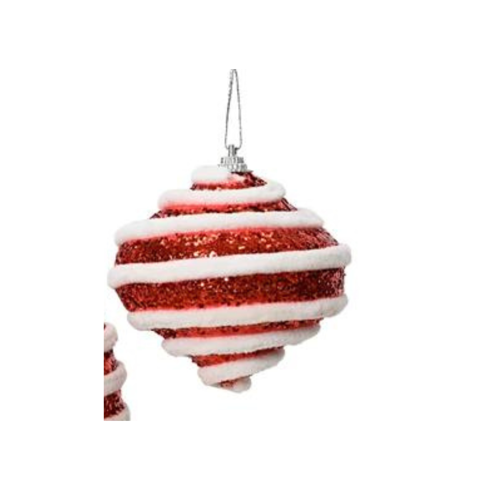 Candy Stripe Shatterproof Baubles