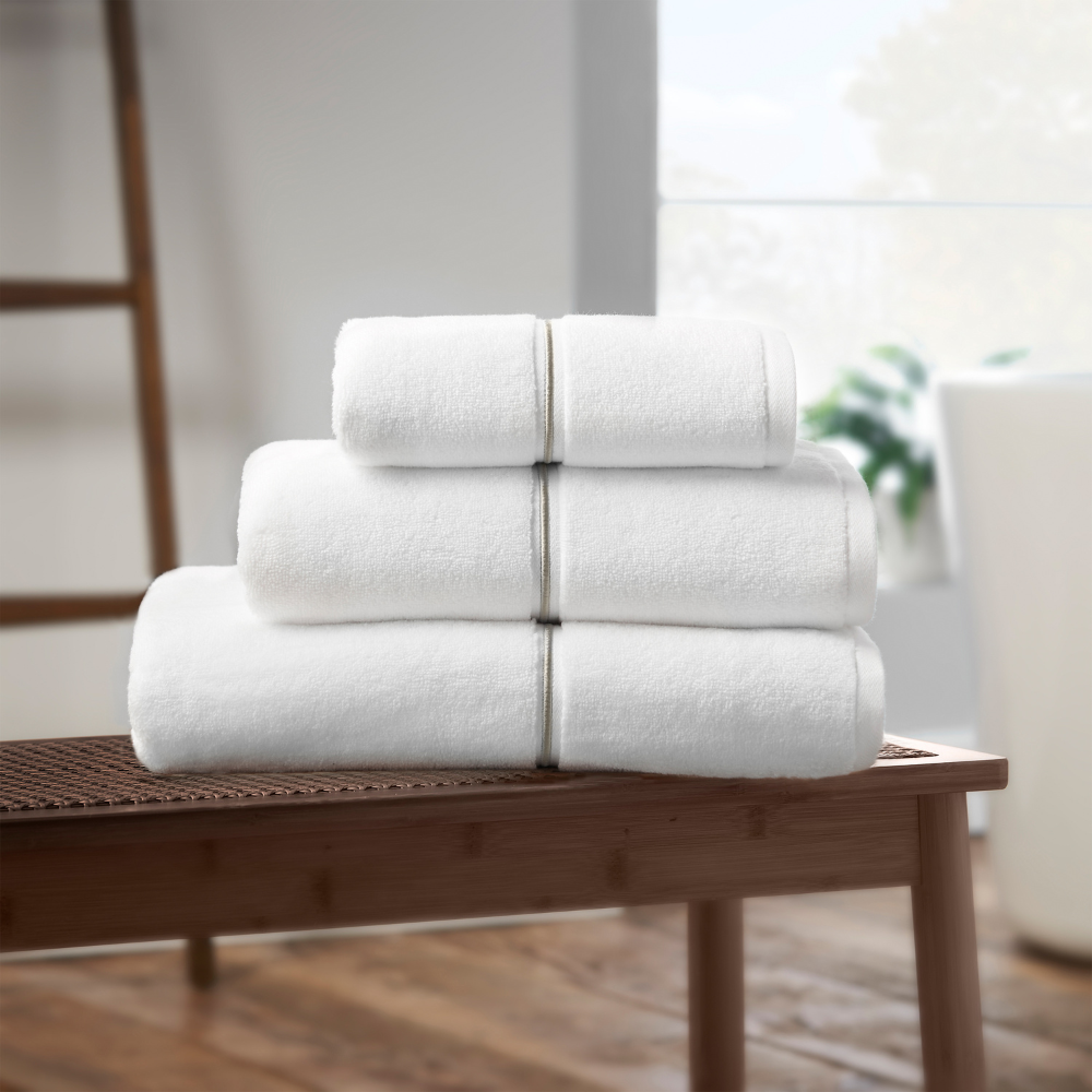 Zero Twist Hand Towel, White