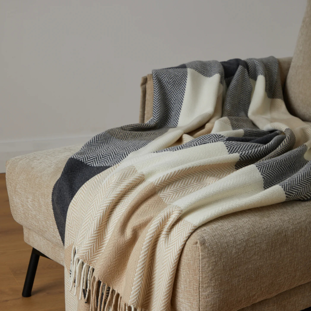 Lacken Cashmere & Lambswool Throw