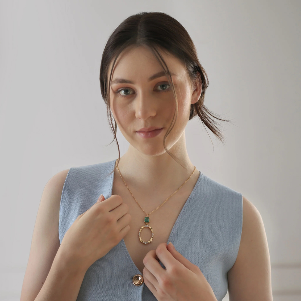 Gold Plated Spectacle Holder Necklace