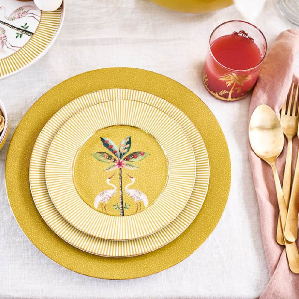 La Majorelle Pastry Plate, Yellow
