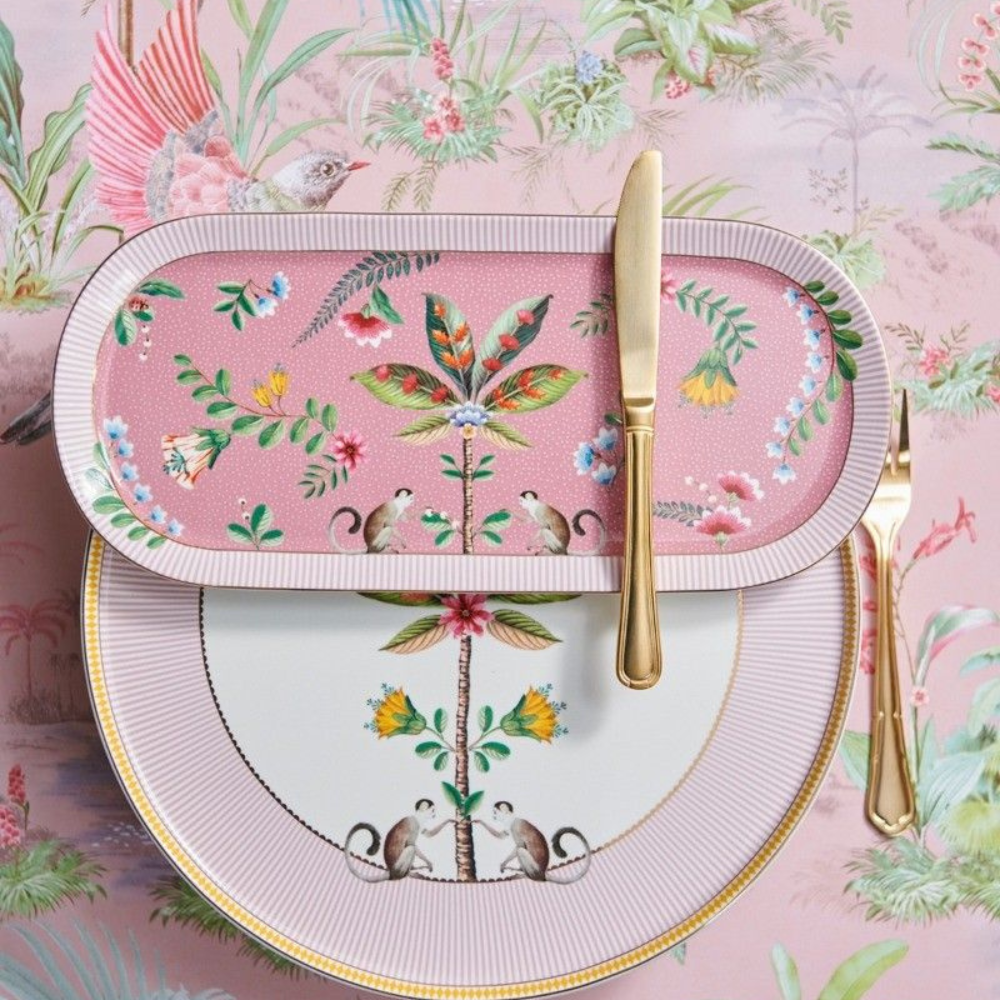 La Majorelle Cake Tray Plate, Pink