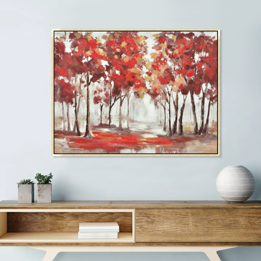 Red Autumn Artwork - The Gift & Art Gallery