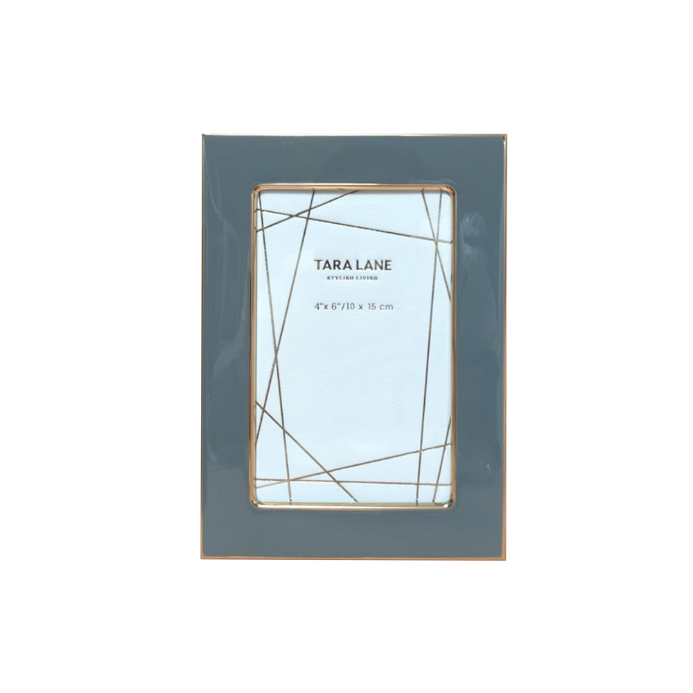 Ella Photo Frame Grey/Gold