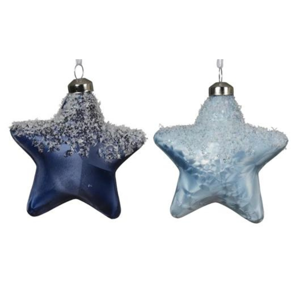 Set of 2 Star Decorations